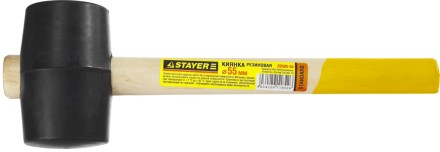 Киянка STAYER резиновая, с деревянной рукояткой, 0,34кг 20505-55 купить в Нефтеюганске