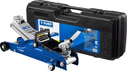 Домкрат гидравлический подкатной T65, 2,5т, 90-360мм, в кейсе, ЗУБР Профессионал 43057-2.5-K 43057-2.5-K купить в Нефтеюганске