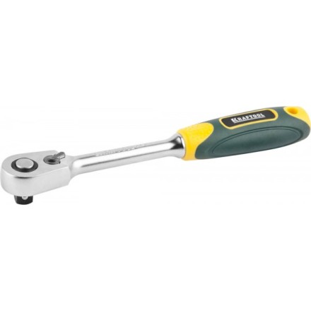 Трещотка для торцовых головок KRAFTOOL &quot;PRO&quot;, Сr-V сталь, 60 зубцов, 3/8&quot; 27794-3/8_z02 купить в Нефтеюганске