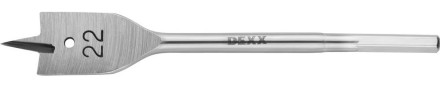 Сверло по дереву перовое, шестигранный хвостовик, DEXX 2945-22, d=22мм 2945-22 купить в Нефтеюганске