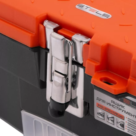 Ящик для инструмента с мет. замками 16", 410х210x175 мм Россия Stels 90746 купить в Нефтеюганске