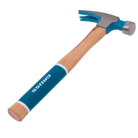 Молоток-гвоздодер,560 г Gross 10419, угол 75, магнит, обрезиненная рукоятка AMERICAN HICKORY купить в Нефтеюганске