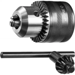 Патрон ЗУБР "ЭКСПЕРТ" цельнометаллический для дрели, с ключом, 13мм, 1/2" 2908-13-1/2_z01