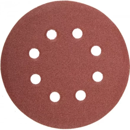 Круг шлифовальный универсальный STAYER &quot;MASTER&quot; из абразивной бумаги на велкро основе, 8 отверстий, Р80, 115мм, 5шт 35450-115-080 купить в Нефтеюганске
