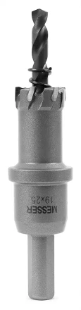 ТСТ коронка MESSER 19X25 с центрирующим сверлом и толкающей пружиной купить в Нефтеюганске