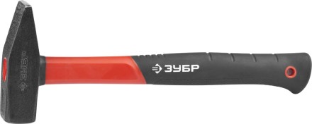 Молоток с фиберглассовой рукояткой, ЗУБР &quot;МАСТЕР&quot; 20020-10, кованый, 1000 г 20020-10 купить в Нефтеюганске