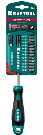 Набор: профессиональная отвертка X-Drive в наборе с битами 25814 купить в Нефтеюганске