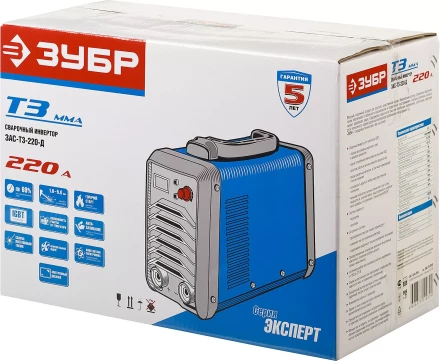 Сварочный инвертор с дисплеем ММА ЗАС-Т3-220-Д серия ПРОФЕССИОНАЛ купить в Нефтеюганске