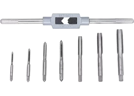 Набор метчиков М3-М12 8 предметов СИБРТЕХ 77308 купить в Нефтеюганске