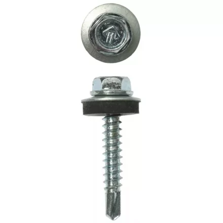 Саморезы ЗУБР &quot;ПРОФЕССИОНАЛ&quot; оцинков., для крепл. кров. матер. к дерев. обреш., 4.8х29мм, 2500шт 4-300310-48-029 купить в Нефтеюганске