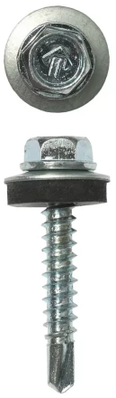 Саморезы ЗУБР &quot;ПРОФЕССИОНАЛ&quot; оцинков., для крепл. кров. матер. к дерев. обреш., 4.8х29мм, 2500шт 4-300310-48-029 купить в Нефтеюганске