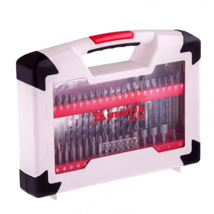 Набор сверл комбинированный по металлу 1-6 мм бетону 4-8 мм дереву 3-8 мм перки биты 44 шт адаптер головки 6 шт 75 предметов Pro Matrix 725675 купить в Нефтеюганске