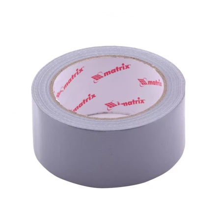 Лента армированная влагостойкая 48 мм х 25 м серебристая Matrix 89068 купить в Нефтеюганске
