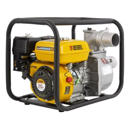 Мотопомпа бензиновая для чистой воды PX-80, 7 л.с, 3&quot;, 1000 л/мин, глубина 8 м, напор 30 м Denzel 99202 купить в Нефтеюганске