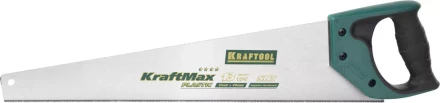 Ножовка &quot;KraftMax&quot; PLASTIC, быстр и точный рез, для подокон, пластик панелей и труб, 3/14 TPI, 500мм, KRAFTOOL 15226-50 купить в Нефтеюганске
