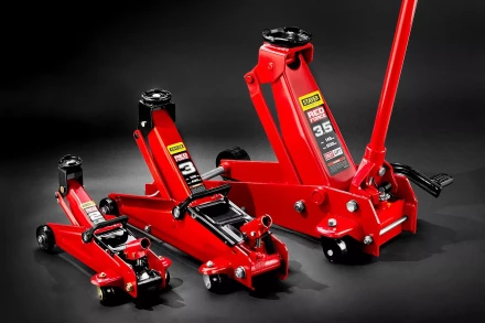 Домкрат гидравлический подкатной &quot;RED FORCE&quot;, 2т, 125-320мм, в кейсе, STAYER 43152-2-K 43152-2-K купить в Нефтеюганске