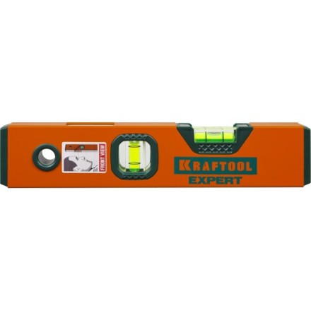 Уровень коробчатый &quot;EXPERT&quot;, KRAFTOOL 34710-025, 2 ампулы, 0,5 мм/м, 250мм 34710-025_z01 купить в Нефтеюганске
