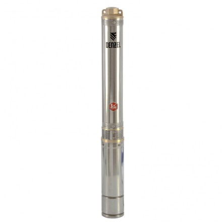 Скважинный насос Denzel DWC-3-60, центробежный, диаметр 3&quot;, 800 Вт, 3300 л/ч, напор 60 м 97255 купить в Нефтеюганске