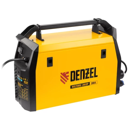 Аппарат инвертор. полуавтомат. сварки MultiMIG-200DP Synergy Double Pulse, 200 А, ПВ 80%// Denzel 94313 купить в Нефтеюганске