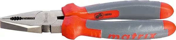 Плоскогубцы комбинированные 200мм двухкомпонентные рукоятки MATRIX PROFESSIONAL 16944 купить в Нефтеюганске