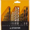 Набор STAYER "STANDARD": Сверла комбинированные, дерево (4-5-6-8-10мм), металл (2-3-4-6-8мм), бетон (4-5-6-8-10мм), 16 предметов 29720-H16 купить в Нефтеюганске