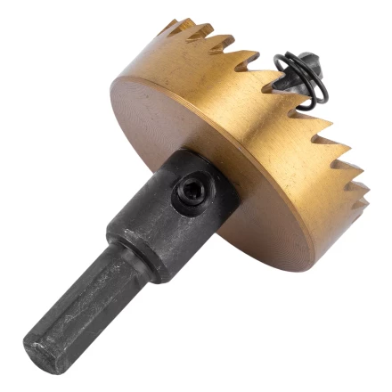 Коронка по металлу HSS, 45 мм, нитридтитановое покрытие Denzel 724115 купить в Нефтеюганске