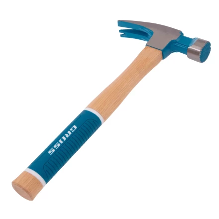 Молоток-гвоздодер, 680 г Gross 10425, угол 75, магнит, обрезиненная рукоятка AMERICAN HICKORY купить в Нефтеюганске