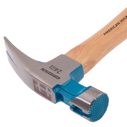 Молоток-гвоздодер, 680 г Gross 10425, угол 75, магнит, обрезиненная рукоятка AMERICAN HICKORY купить в Нефтеюганске