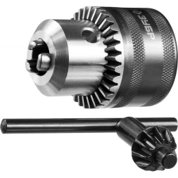 Патрон ЗУБР "ЭКСПЕРТ" цельнометаллический для дрели, с ключом, 16мм, 1/2" 2908-16-1/2