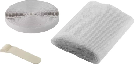 Сетка STAYER &quot;COMFORT&quot; противомоскитная для окна, с крепежной лентой, белая, ПЭТ, 1,1 х 1,3м 12480-11-13 купить в Нефтеюганске