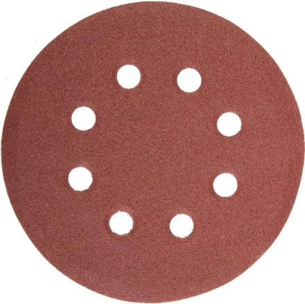 Круг шлифовальный универсальный STAYER "MASTER" из абразивной бумаги на велкро основе, 8 отверстий, Р120, 115мм, 5шт 35450-115-120 купить в Нефтеюганске
