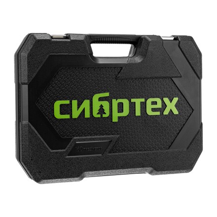 Набор инструментов Сибртех 14172, 1/2&quot;, 3/8&quot;, 1/4&quot;, пластиковый кейс 160 предм. купить в Нефтеюганске