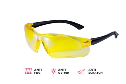 Очки защитные желтые  VISOR CONTRAST ADA купить в Нефтеюганске