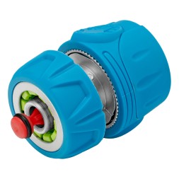 Соединитель быстросъемный Palisad 1/2&quot;, аквастоп, алюминий, TPR, Luxe 65835