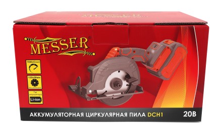 Аккумуляторная циркулярная пила MESSER DCH1 125мм 4Ач купить в Нефтеюганске