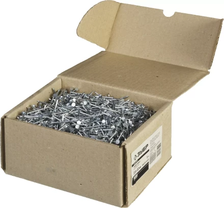 Гвозди ЗУБР &quot;МАСТЕР&quot; толевые оцинкованные ГОСТ 4029-63, 2,5х32мм, 5кг 305210-25-032 купить в Нефтеюганске