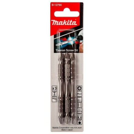 Биты Makita PZ2 85мм 3шт, 2-х сторонние (B-12790) купить в Нефтеюганске