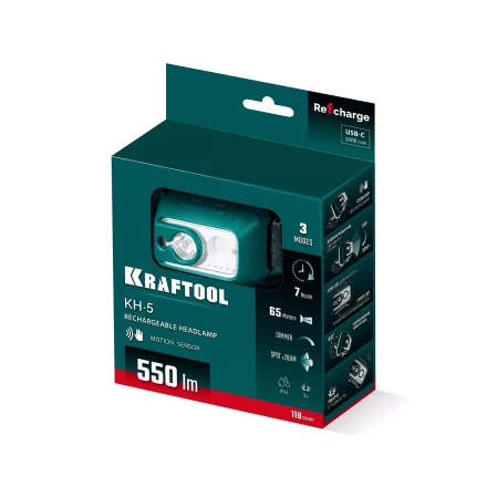 Аккумуляторный налобный фонарь KH-5 56454 купить в Нефтеюганске