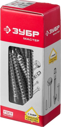 Шурупы ШДШ с шестигранной головкой (DIN 571) коробка серия МАСТЕР купить в Нефтеюганске