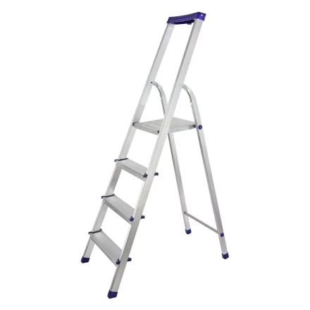 Стремянка алюминиевая с органайзером &quot;УНИВЕРСАЛ&quot; 4 ступени Сибртех 97894 купить в Нефтеюганске