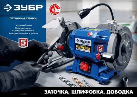 ЗУБР d 200, 500 Вт, заточной станок, Профессионал (ПСТ-200) купить в Нефтеюганске