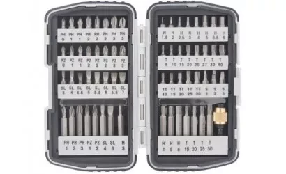 Набор бит,магнитный адаптер,CrV,в плат.боксе,64шт MATRIX 11327 купить в Нефтеюганске