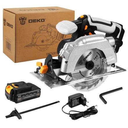 Пила дисковая аккумуляторная DEKO DKCS20 Laser, 063-4205 купить в Нефтеюганске
