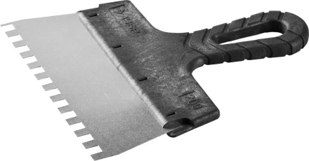 Шпатель ЗУБР &quot;МАСТЕР&quot; ФАСАДНЫЙ, нержавеющее полотно, 200мм, зуб 8х8мм 10078-20-08 купить в Нефтеюганске