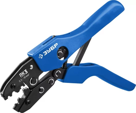 ЗУБР ПК-3, 0.5 - 10 мм2, пресс-клещи для медных наконечников и гильз, Профессионал(45456-3) купить в Нефтеюганске