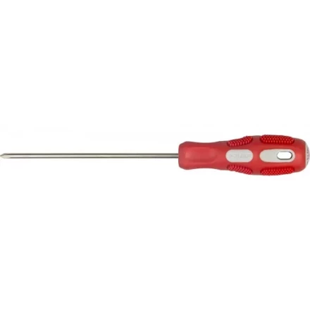 Отвертка ЗУБР &quot;ПРОФИ&quot; хромованадиевая сталь, двухкомпонентная рукоятка, магнит наконечник, PH0x100мм 25232-0-100_z01 купить в Нефтеюганске