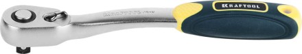 Трещотка для торцовых головок KRAFTOOL &quot;PRO&quot;, Сr-V сталь, 72 зубца, изогнутая, 3/8&quot; 27795-3/8_z02 купить в Нефтеюганске
