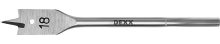 Сверло по дереву перовое, шестигранный хвостовик, DEXX 2945-18, d=18мм 2945-18 купить в Нефтеюганске