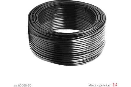 ЗУБР ВВГ-Пнг(А)-LS, 2 x 1.5 мм2, 50 м, ГОСТ 31996-2012, плоский, силовой кабель с пониженным дымо-газовыделением, Профессионал (60006-50) купить в Нефтеюганске