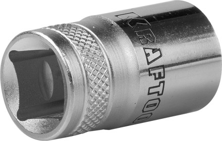 Торцовая головка KRAFTOOL &quot;INDUSTRIE QUALITAT&quot;, Cr-V, SUPER-LOCK, хромосатинированная, 1/2&quot;, 15 мм 27801-15_z01 купить в Нефтеюганске